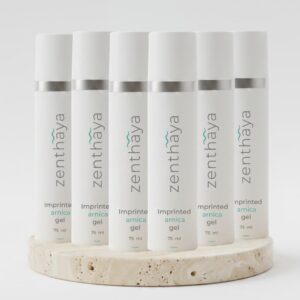 6 imprinted Arnica gel </br>with 20 free sachets - value of €70